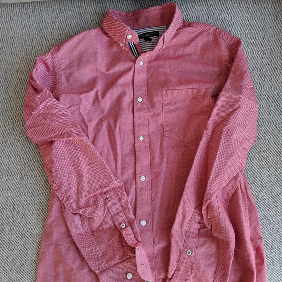 Banana Republic Other - 🔥Banana Republic Men's Dress Shirt Salmon Small